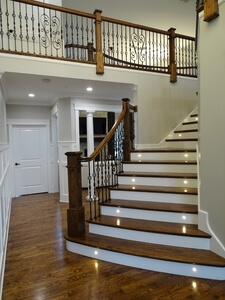 Straight stairs