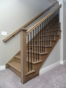 Straight stairs