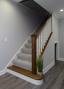Straight stairs
