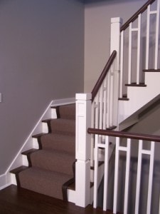 Painted newels Painted newels