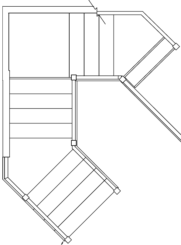 Trapezoid Stair